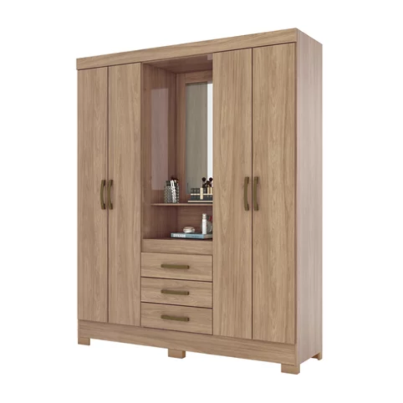 ROPERO BRIZ 4P 3G B24-198 JEQUITIBA BRILLO