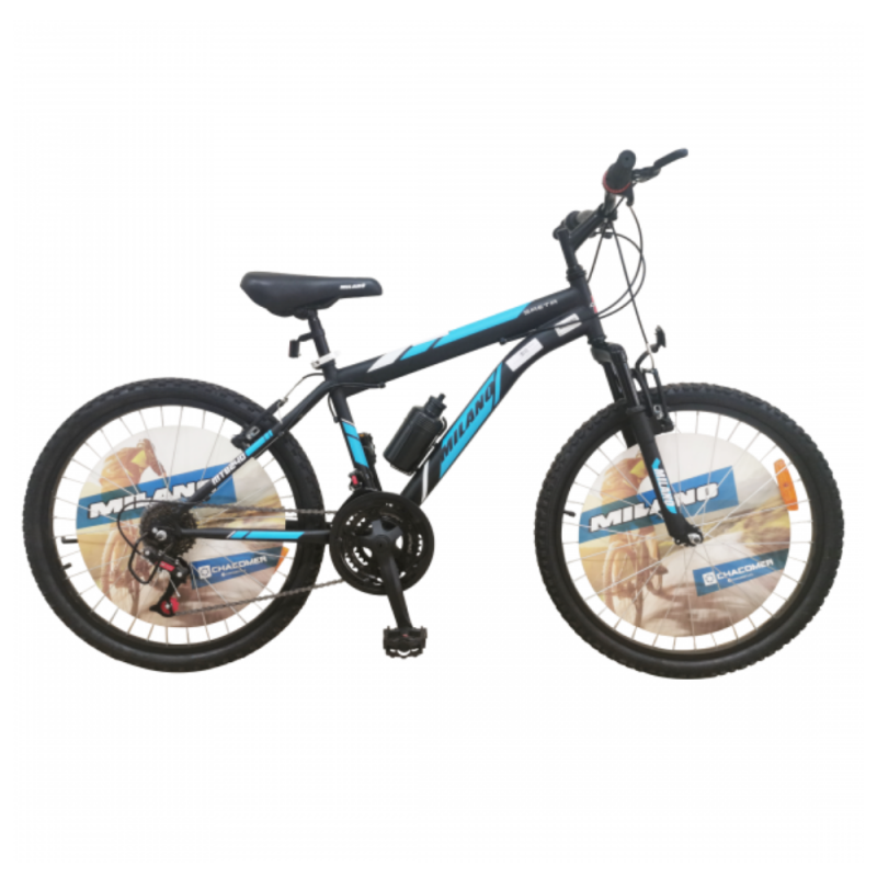 BICICLETA MILANO 24 SAETA SUS SWING AZUL
