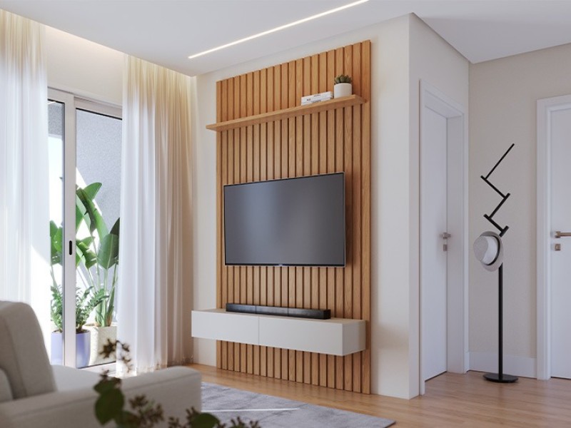PAINEL COLIBRI RIPADO NIAGARA FREIJO/OFF W MATTE