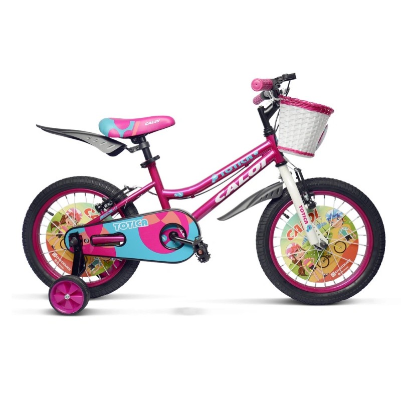 BICICLETA CALOI 16 TOTICA FUCSIA