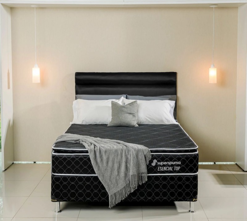 sommier-sspuma-160-esencial-negro-sc