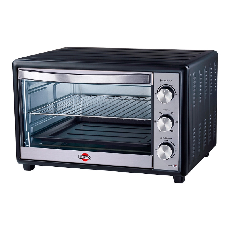 HORNO TOKYO 46 LISTO PLUS NEGRO (RT)